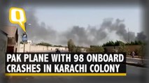 Pakistan Plane With 98 Onboard Crashes Near Karachi Airport, Minutes Before Landing