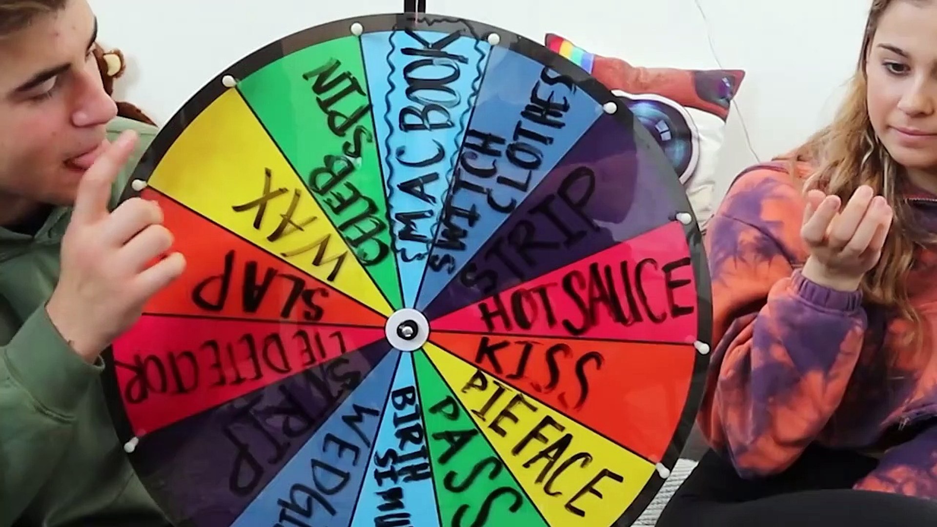 Spin The MYSTERY Wheel Challenge With Girlfriend! (1 Spin 1 Dare) BAD IDEA  - video Dailymotion