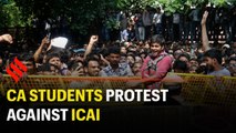 CA Students protest against evaluation process of ICAI's CA examinations