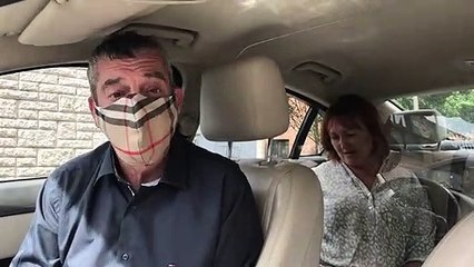 Taxi operator Paul Cookson designed a Corona virus protective screen for Private Hire Vehicles