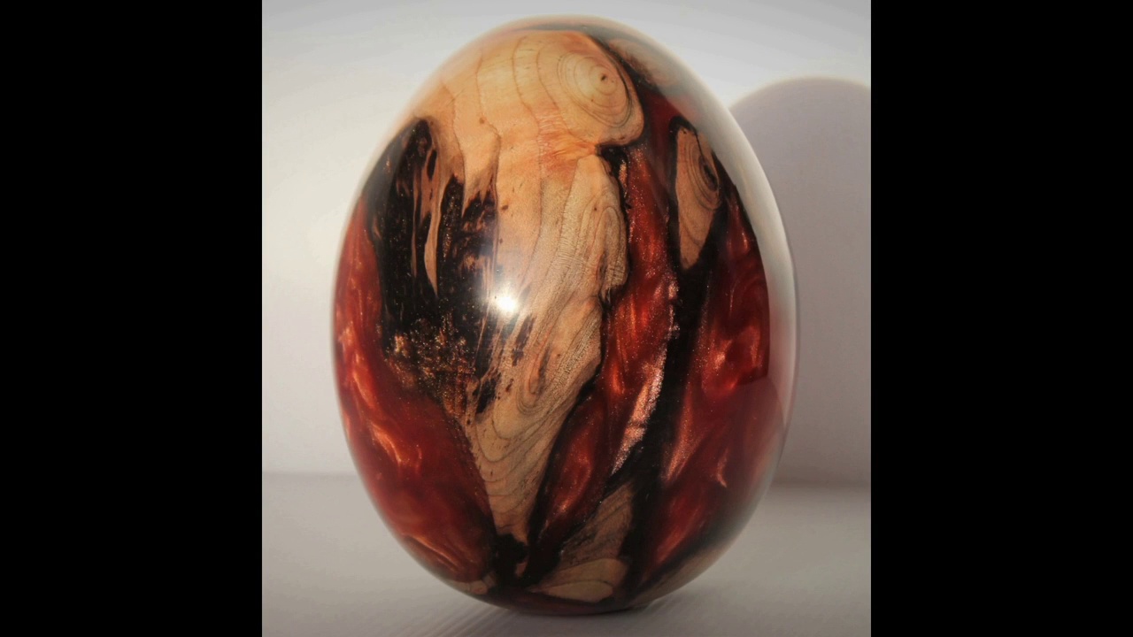 Woodturning – The Phoenix Egg  2020