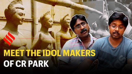 Durga Puja: Watch how these sculptors bring Goddess Durga to life