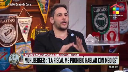 "Acá hay mano negra": Mühlberger calificó su detención de "injusta" y comparó su caso con la muerte de Pérez Volpin