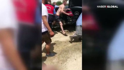 Mersin'de otomobil dereye uçtu! 3 ölü, 1 yaralı