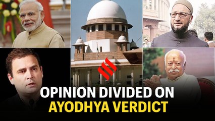 Ayodhya case first reactions: RSS welcomes judgment, Owaisi calls it 'victory of belief over facts'