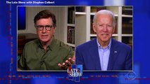 Joe Biden On 'The Late Show' Says 'Yes' He's Going To Beat Donald Trump In 2020 Election