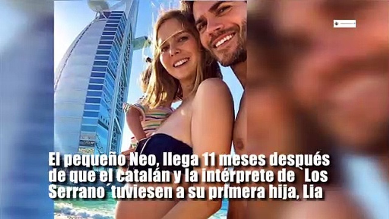 Natalia Sánchez y Marc Clotet, padres de un niño llamado Neo