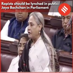 Rapists should be lynched in public: Jaya Bachchan in Parliament