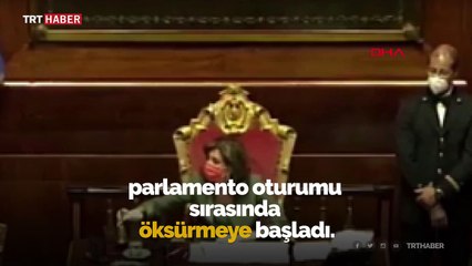 Parlamentoda öksüren İtalya Başbakanı Conte’ye 'Maske tak' uyarısı