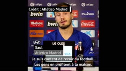 Coronavirus - Saul pas fan des célébrations de but sans contact