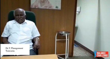 Dr V.Thangamani  On Balance Disorders