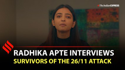Radhika Apte meets the 'heroes' who helped pregnant women during the 26/11 attack