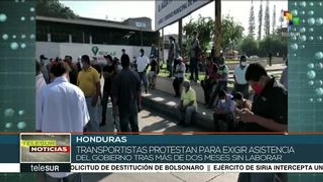 Honduras: transportistas exigen asistencia tras 2 meses sin laborar
