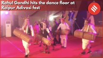Rahul Gandhi hits the dance floor at  Raipur Adivasi fest