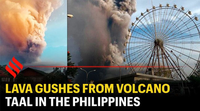 Lava gushes from volcano Taal in Philippines, thousands evacuated