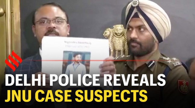 Delhi Police reveal suspects of JNU case