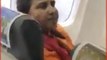 Angry passengers confront  BJP MP Pragya Singh Thakur  over flight delay