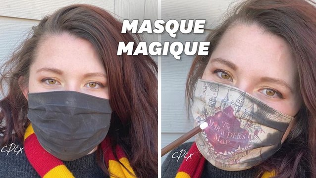 Ce masque Carte du Maraudeur va ravir les fans de Harry Potter