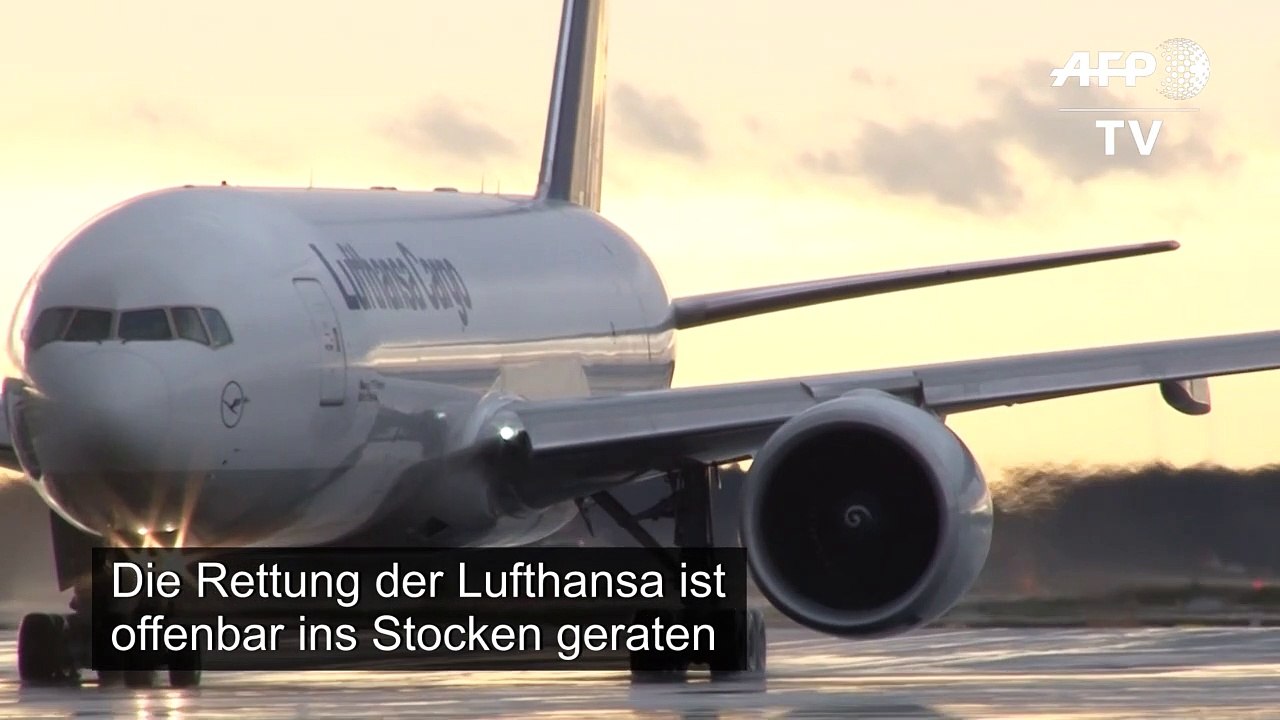 Lufthansa-Rettung gerät offenbar ins Stocken