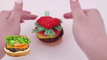 SATISFYING Slime Food CREATIONS! Cheese Slime! Burger Slime! Difficult Food Slime CHALLENGE!