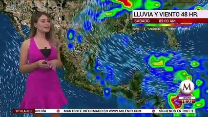 Cecilia Salamanca nos da el pronóstico del tiempo para este viernes 22 de mayo