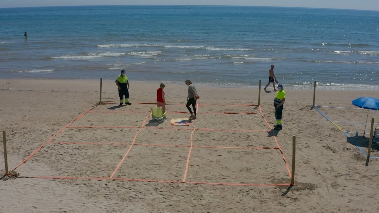 Las playas valencianas se preparan para la 'nueva normalidad'