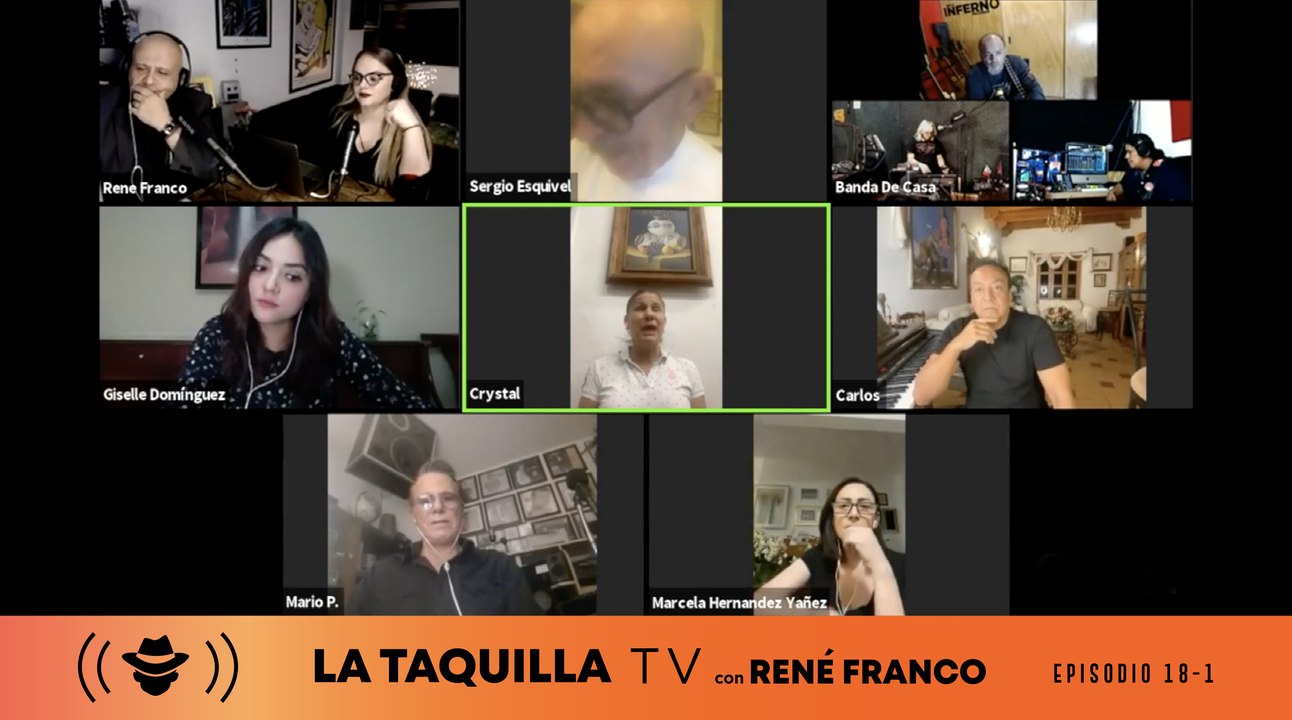 LTTV con René Franco 18-1 - Homenaje a Yoshio con Marce, su esposa, Crystal, Mario Pintor, Sergio Esquivel y Carlos Cuevas