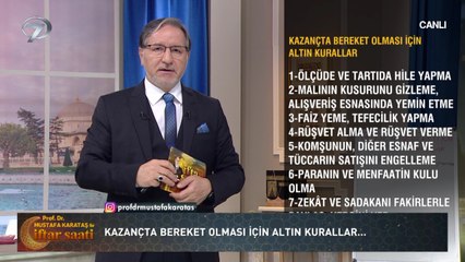 Prof. Dr. Mustafa Karataş ile İftar Saati - 22 Mayıs 2020