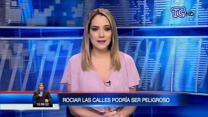 OMS advierte que rociar las calles con desinfectantes podría ser peligroso para la salud