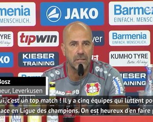 27e j. - Bosz (Leverkusen) : "Monchengladbach ? Un top match !"
