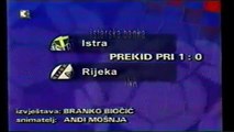1. HNL 1999/00 Istra - Rijeka (prekid)