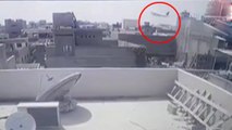 Watch: CCTV captures moment PIA flight crashed in Karachi