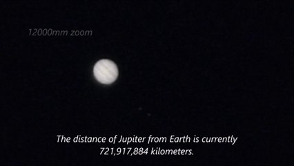 Nikon P1000 settings for Jupiter 12000mm zoom