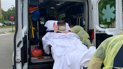 A 100-year-old World War II veteran triumphs over COVID-19