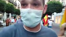 Tensión en Sevilla: Insultos y enfrentamientos con los manifestantes contra Sánchez