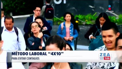 Plantean 4 días de trabajo y 10 de descanso en la CDMX