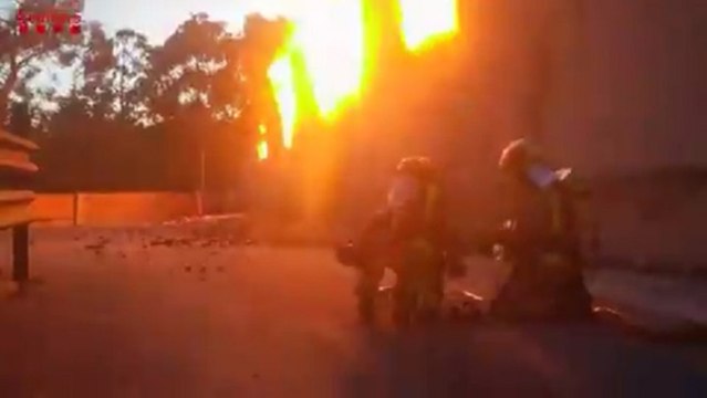 Estabilizado el incendio de una industria en Sarrià de Ter (Girona)