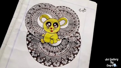 Mandala Art step by step ❤