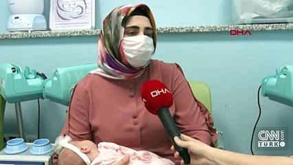 Yeni doğan bebeği ve ailesi için pes etmedi