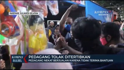 Pedagang Nekat Berjualan Karena Tidak Terima Bantuan