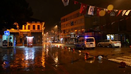 Karaman, sokağa çıkma kısıtlamasının başlamasıyla sessizliğe büründü