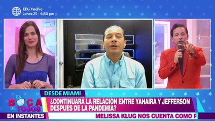 Reinaldo Dos Santos afirmó que Yahaira Plasencia tendría Covid-19