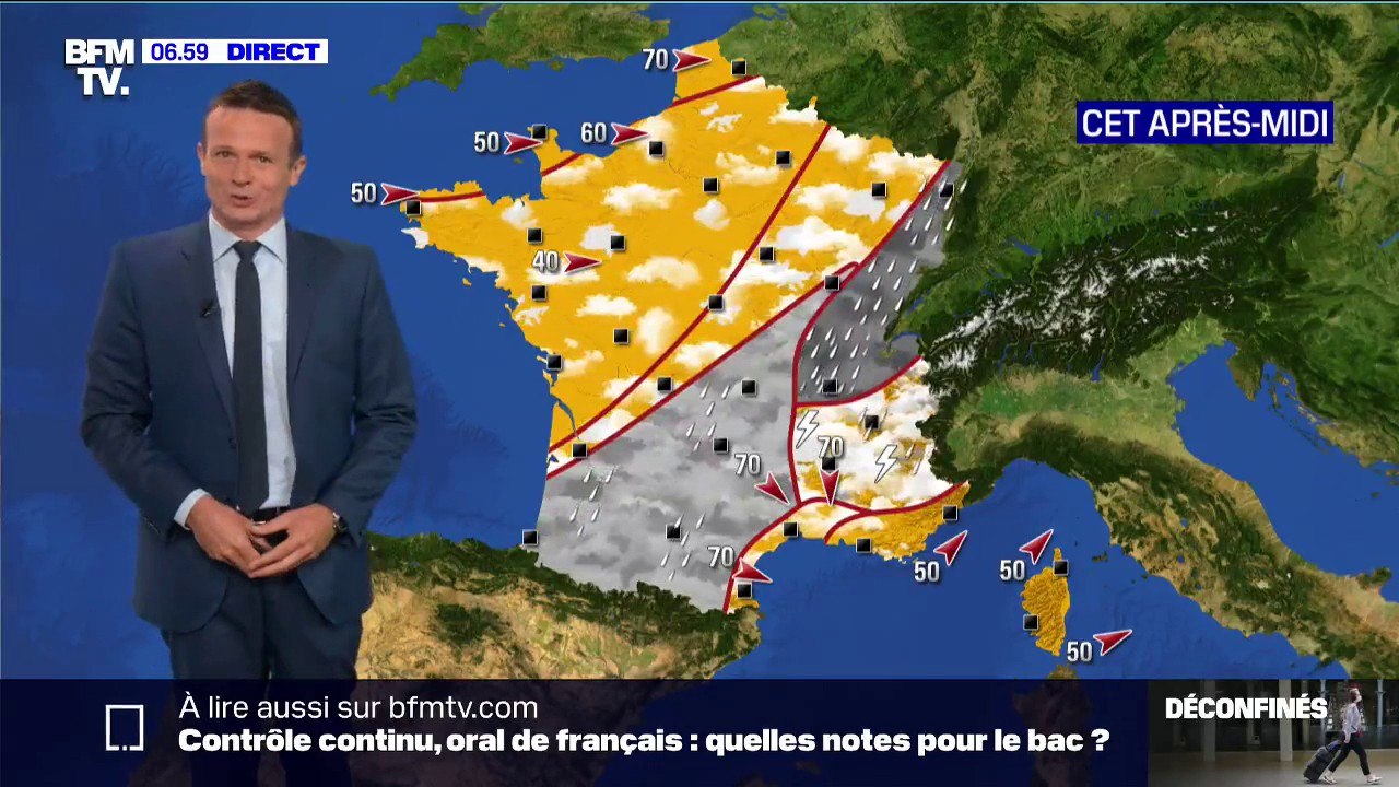 Les températures chutent et la pluie fait son retour ce samedi