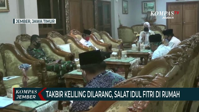 Pemkab Jember Larang Takbir Keliling dan Mengimbau Salat Ied di Rumah