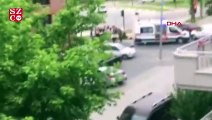 Bursa'da 2 kişinin yaralandığı silahlı çatışma kamerada