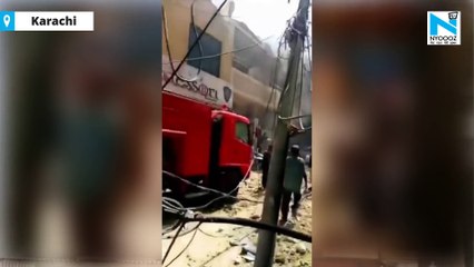 Watch: Live footage of deadly Karachi Plane crash