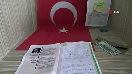 KARANTİNASI BİTENLER MEKTUP VE PARA BIRAKTI