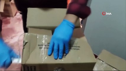 Et kutularında 25 milyon lira değerinde 355 kilo eroin ele geçirildi