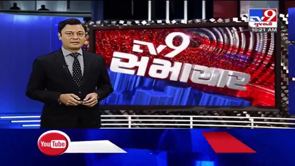 Lions come in front of tractor in Amreli, video goes viral - TV9News