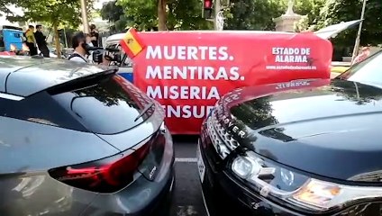 Importante afluencia a la manifestación de Vox en el Paseo de la Castellana
